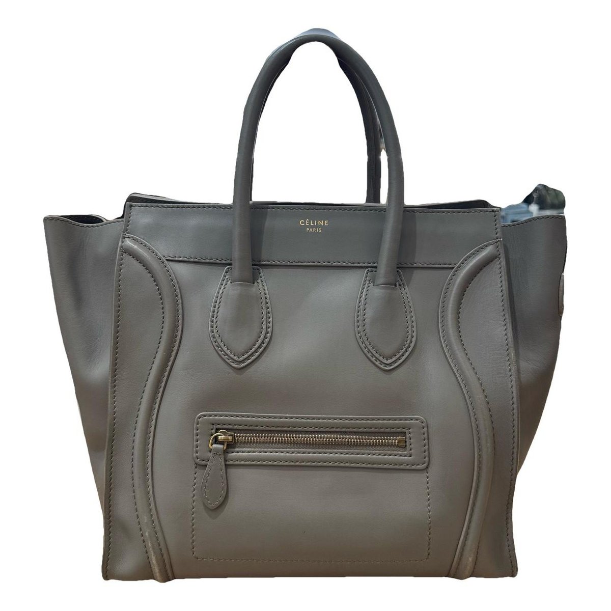 Luggage leather handbag