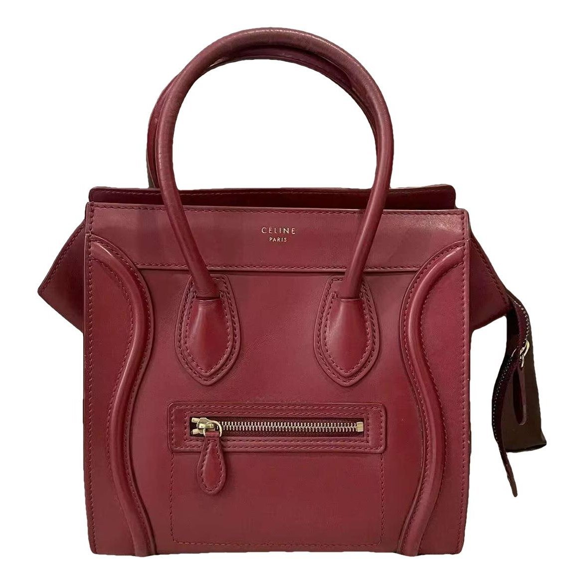 Luggage leather handbag