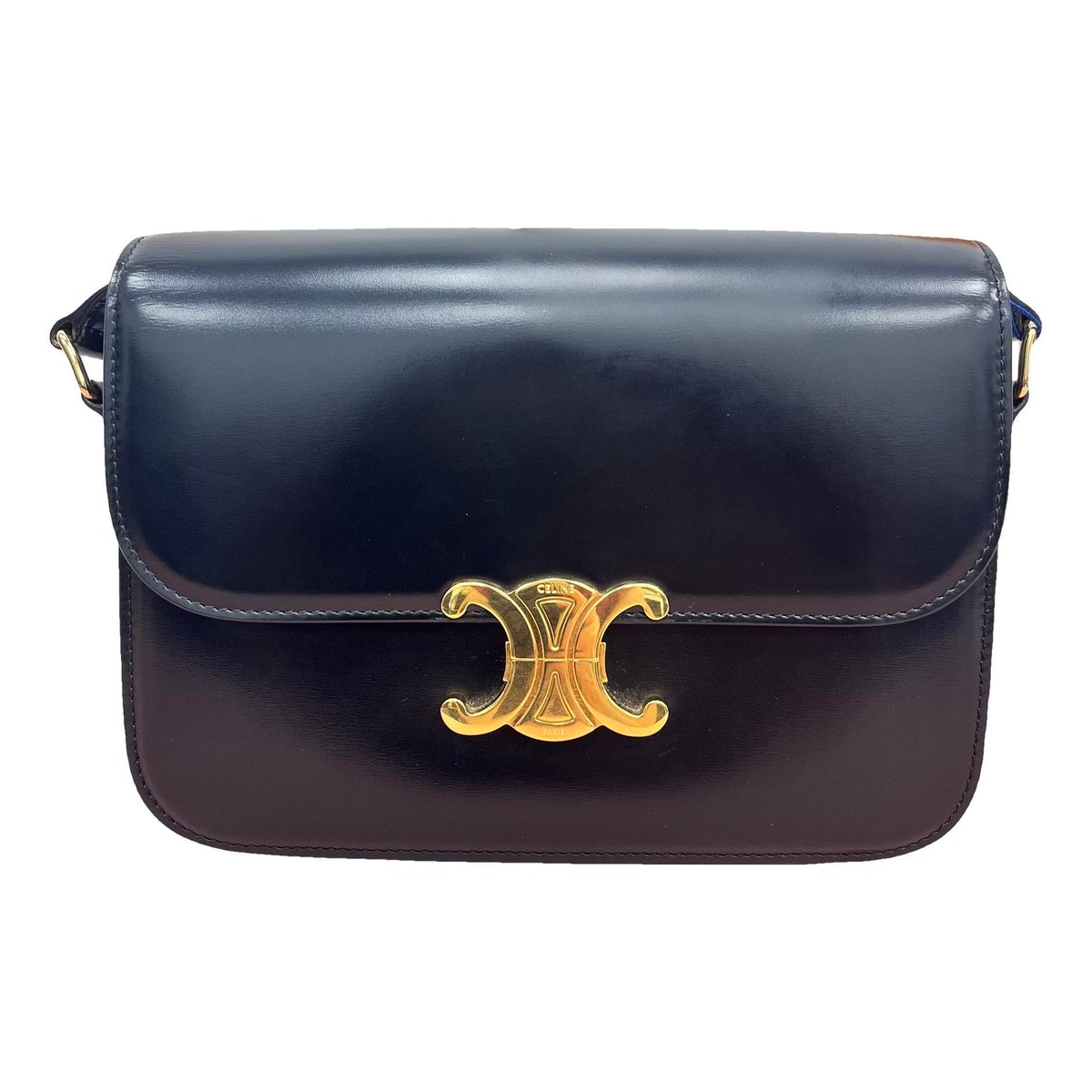 Triomphe leather handbag