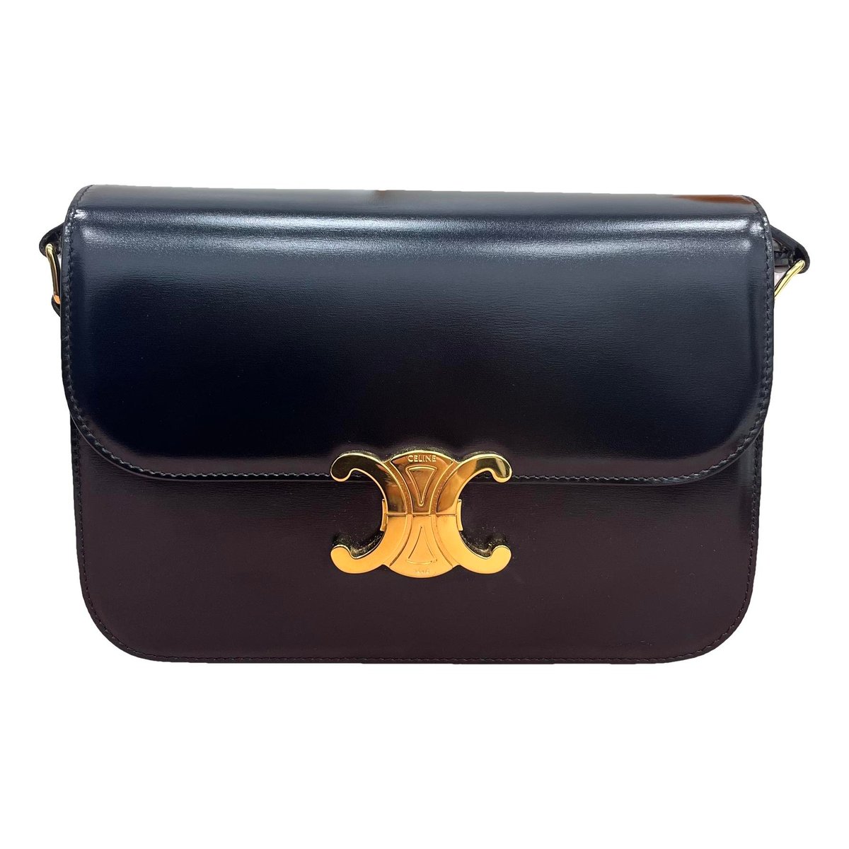Triomphe leather handbag