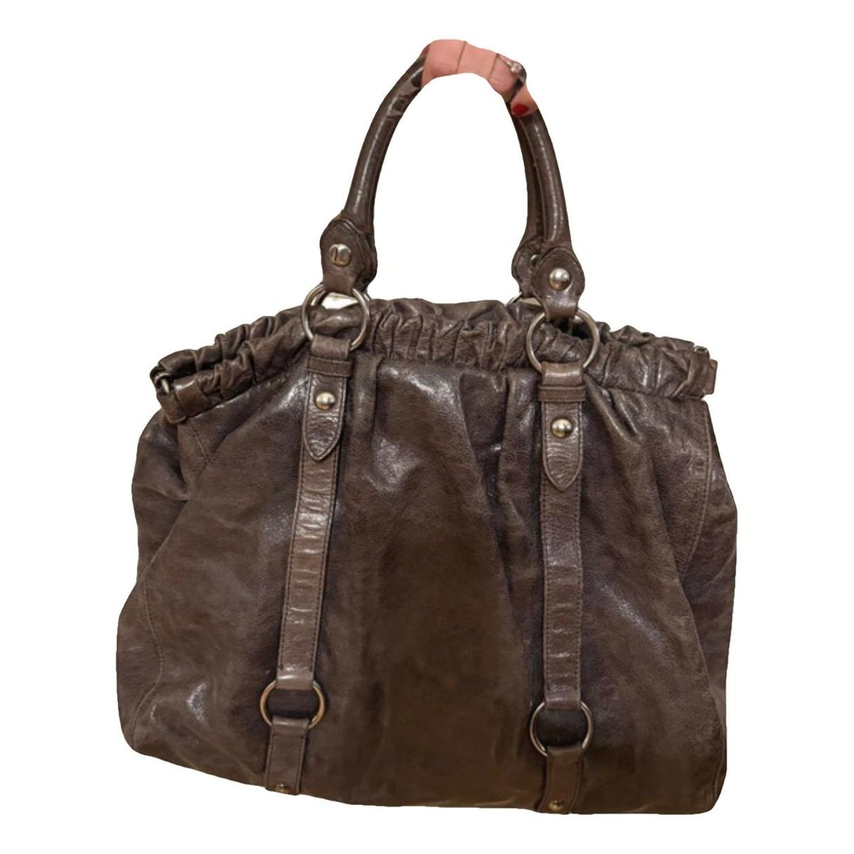 Vitello leather handbag