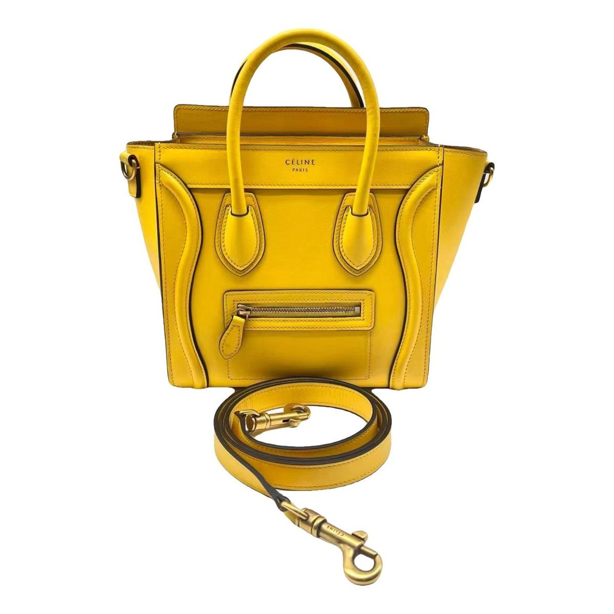 Nano Luggage leather handbag