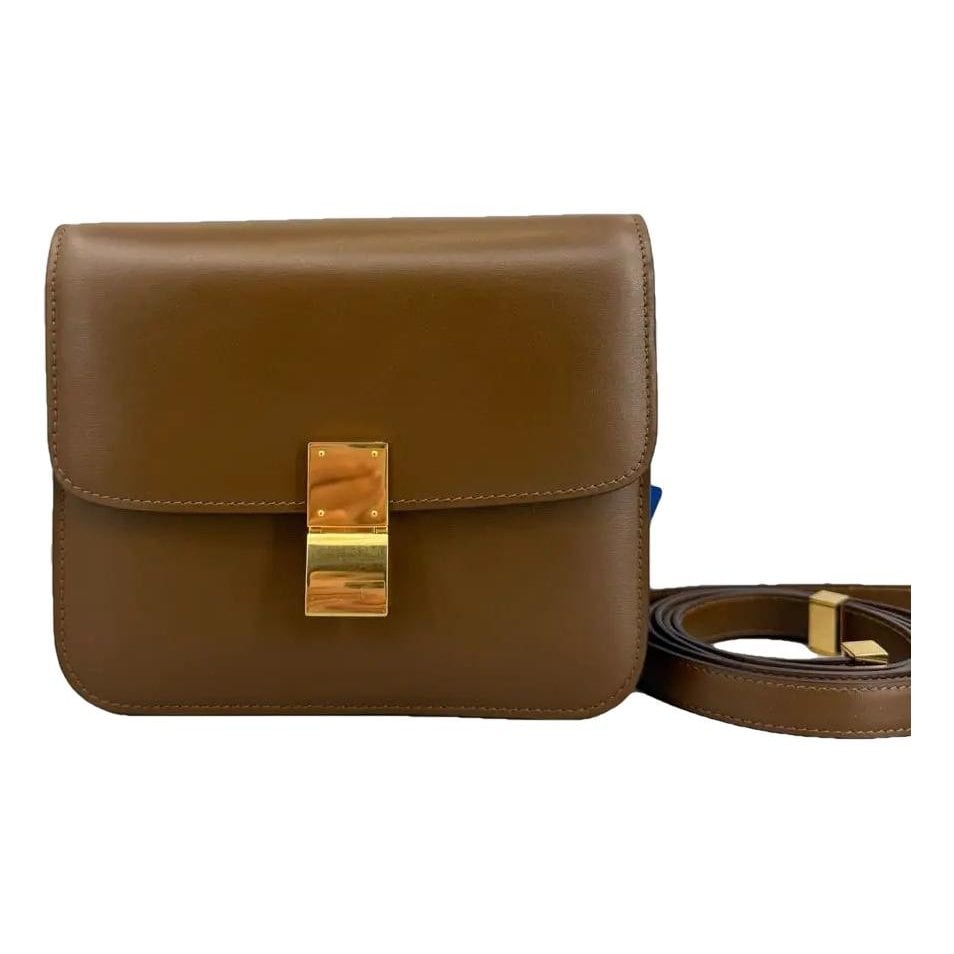 Classic leather crossbody bag