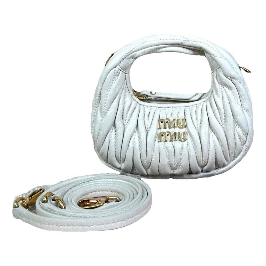 Miu Wander leather handbag