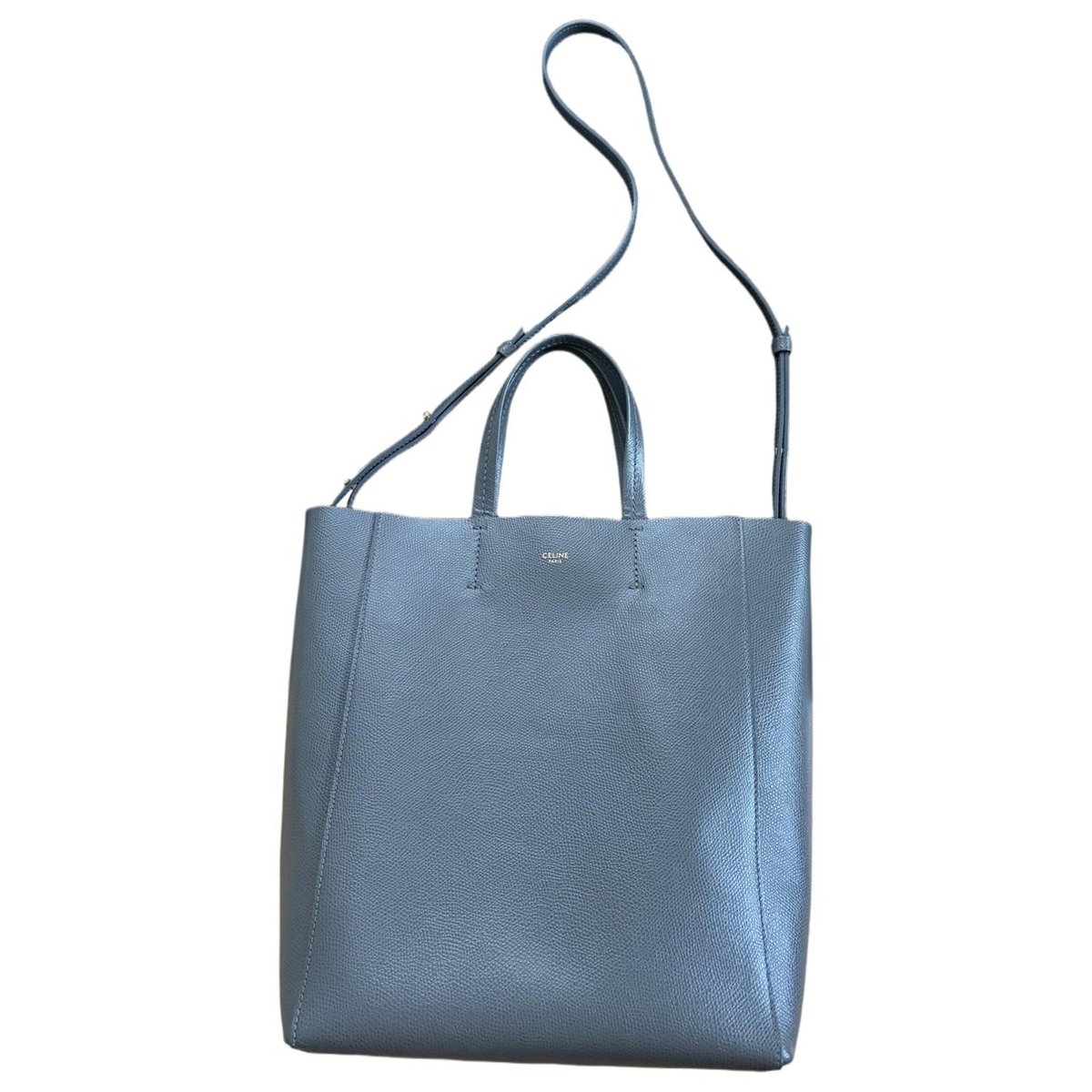 Cabas Vertical leather tote