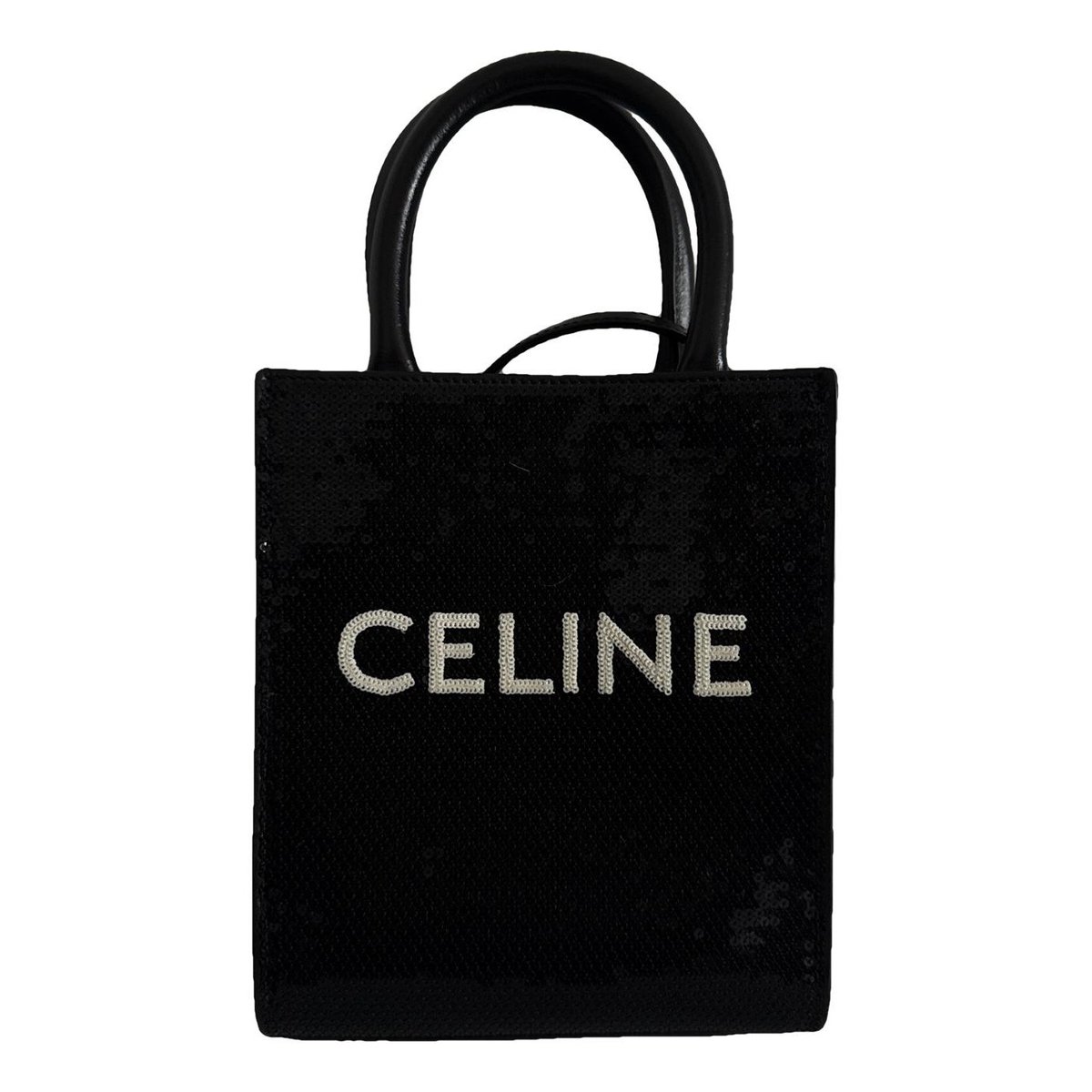 Cabas Vertical leather tote