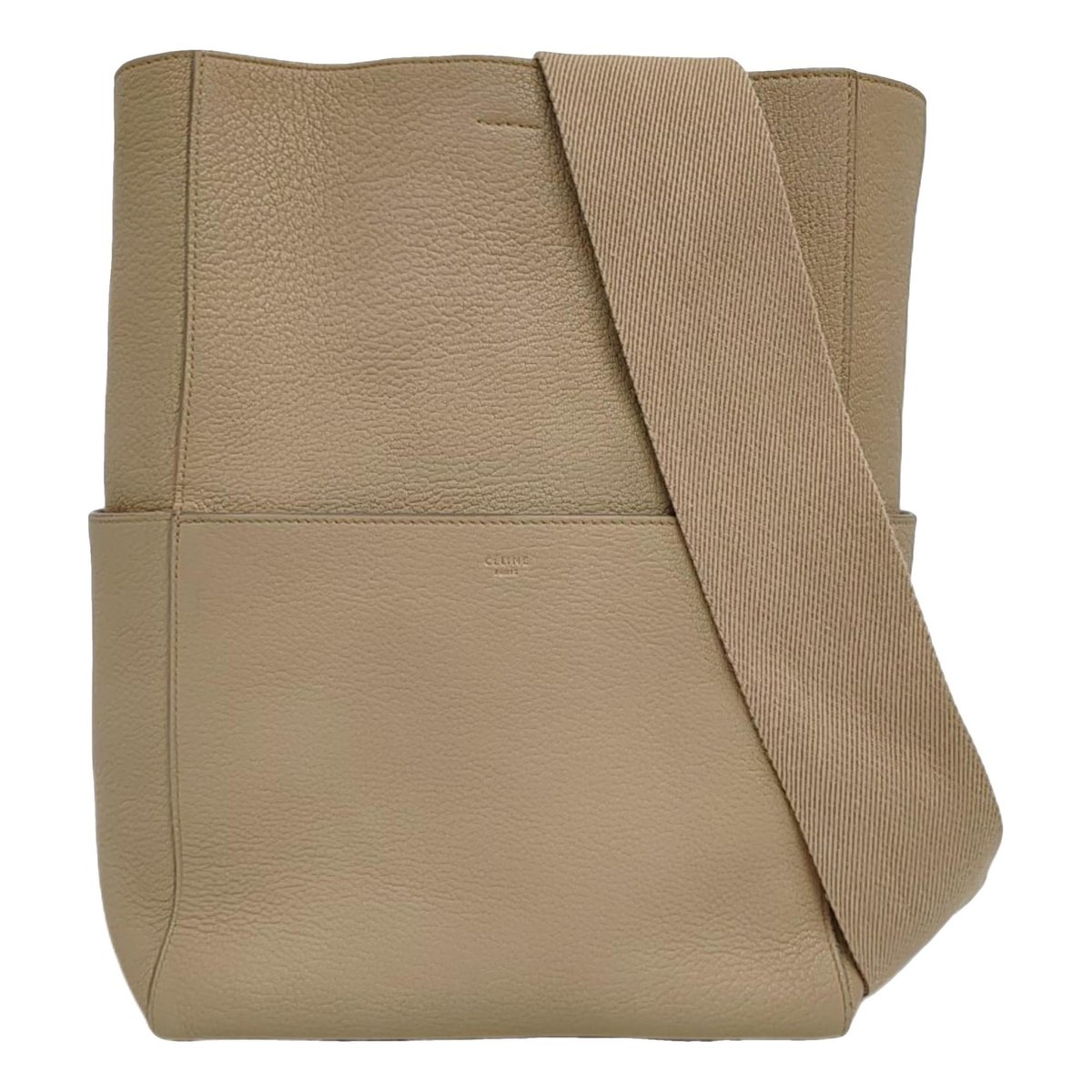 Seau Sangle leather handbag
