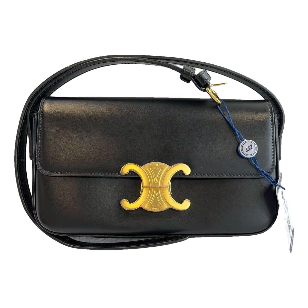 Triomphe Long leather handbag