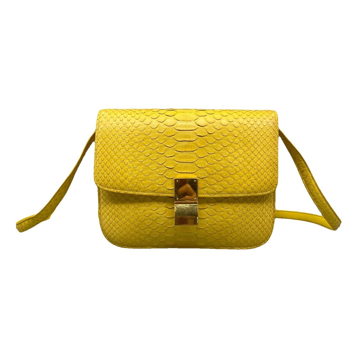 Classic python handbag