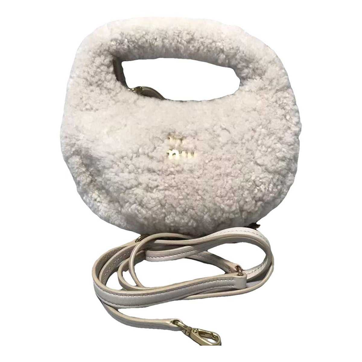 Miu Wander wool handbag