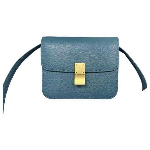 Classic leather crossbody bag
