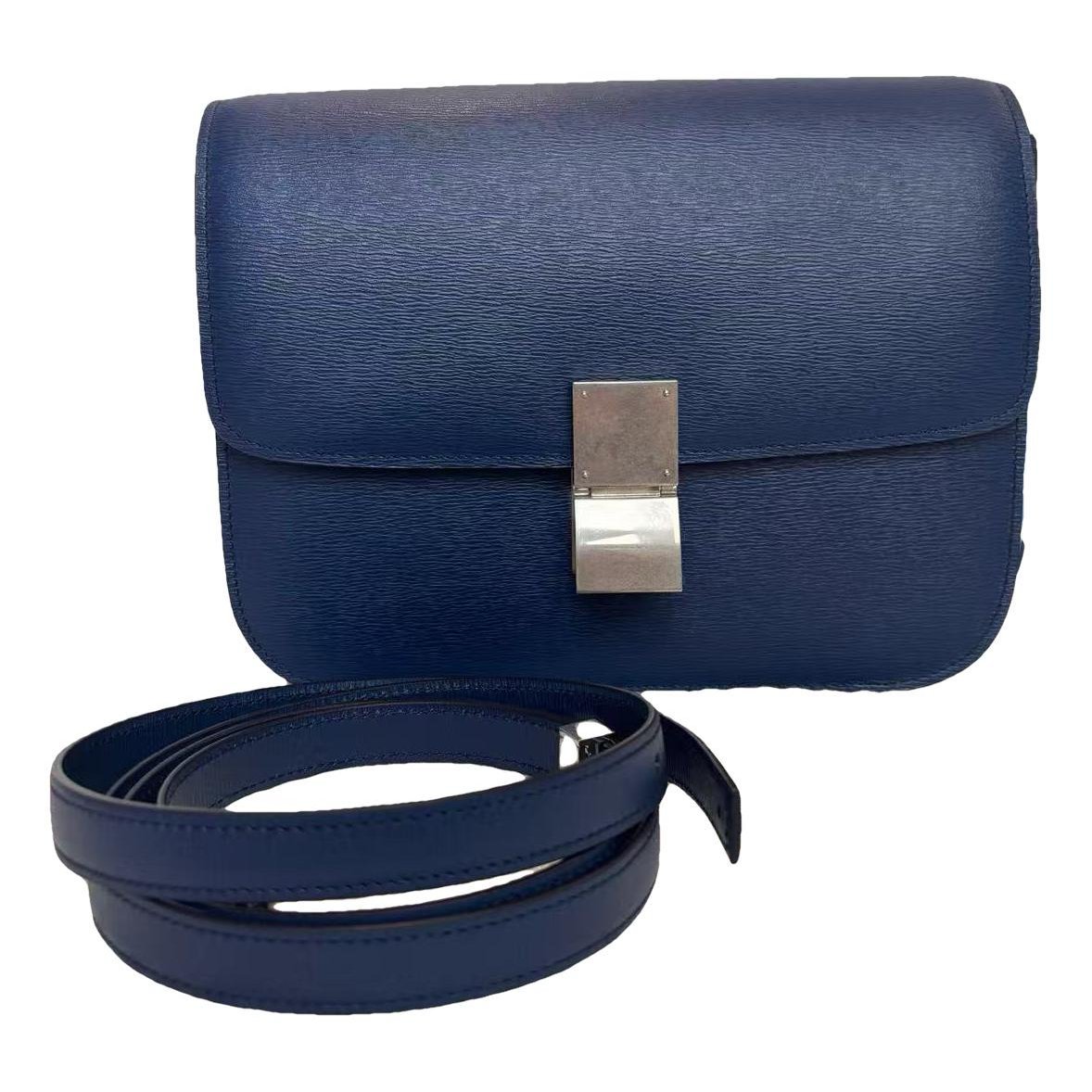 Classic leather crossbody bag