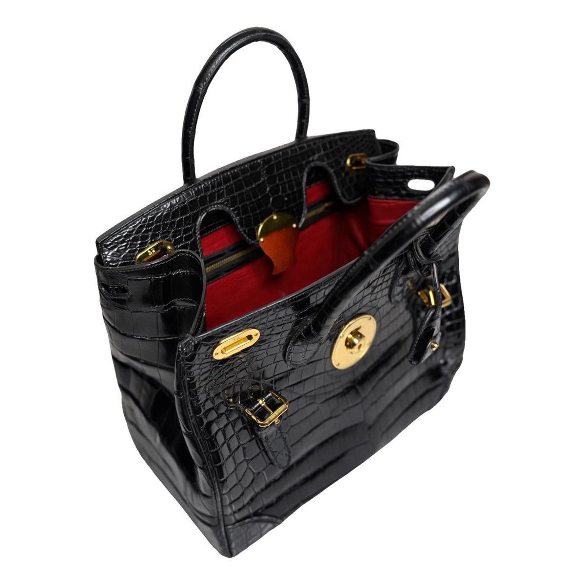 Ricky alligator handbag