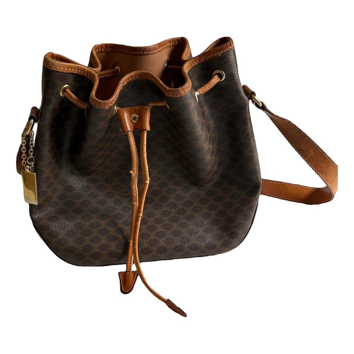 SAC SEAU leather crossbody bag