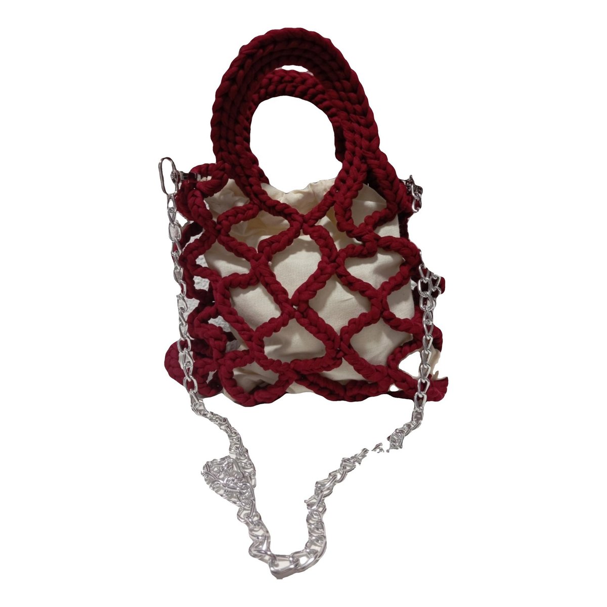 Crochet handbag