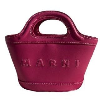 Tropicalia leather handbag