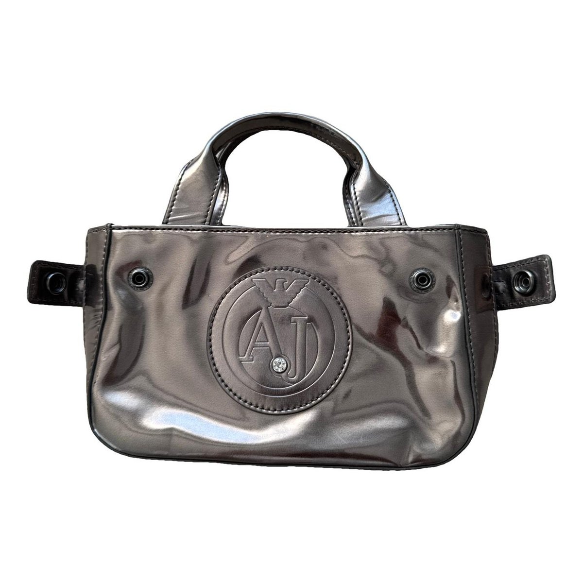 Patent leather handbag