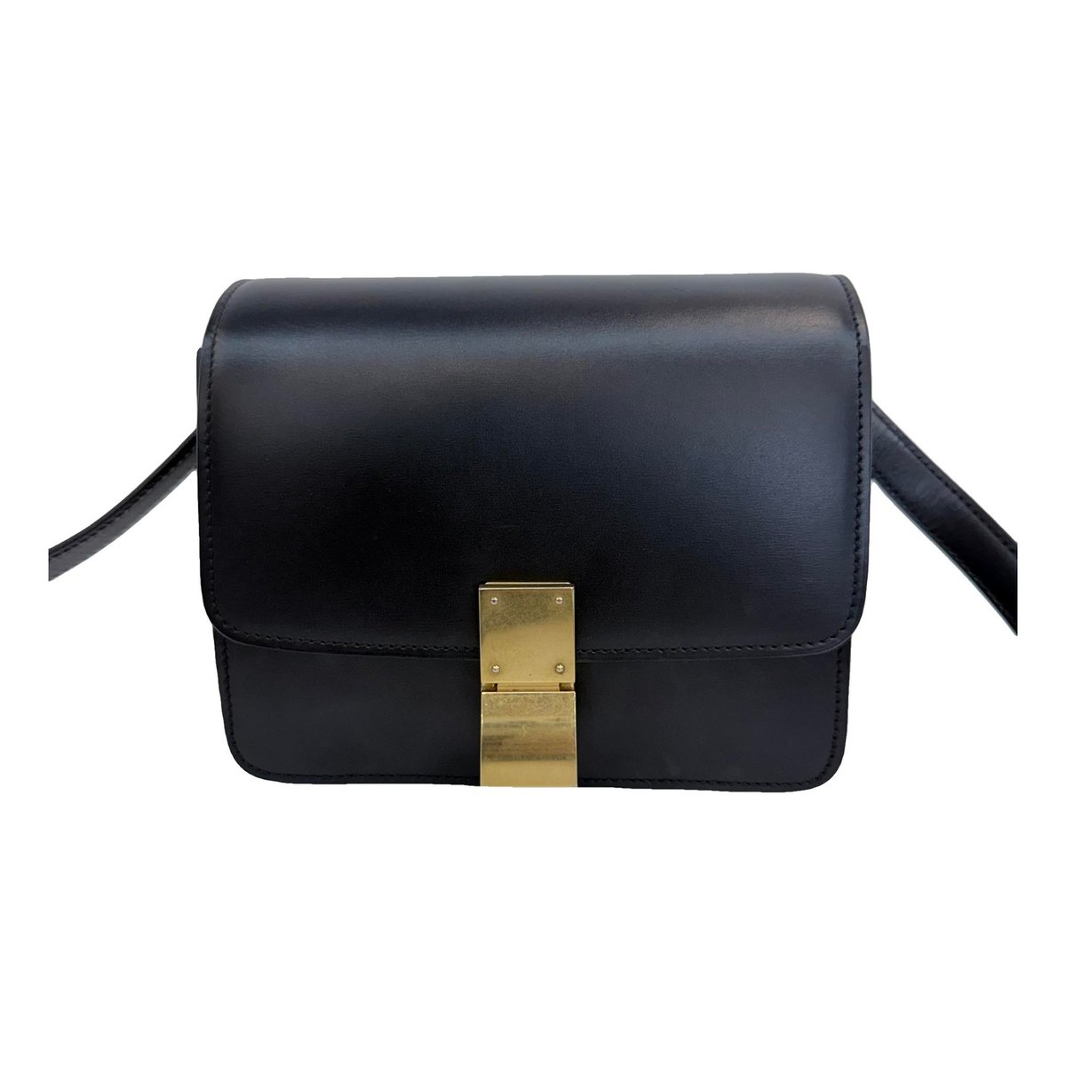 Classic leather crossbody bag