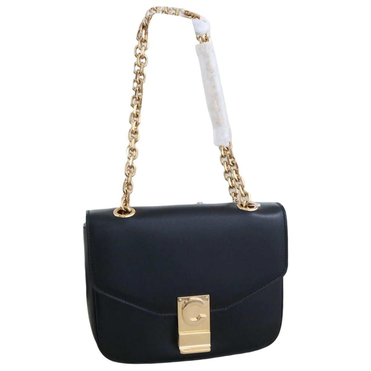 C bag leather crossbody bag