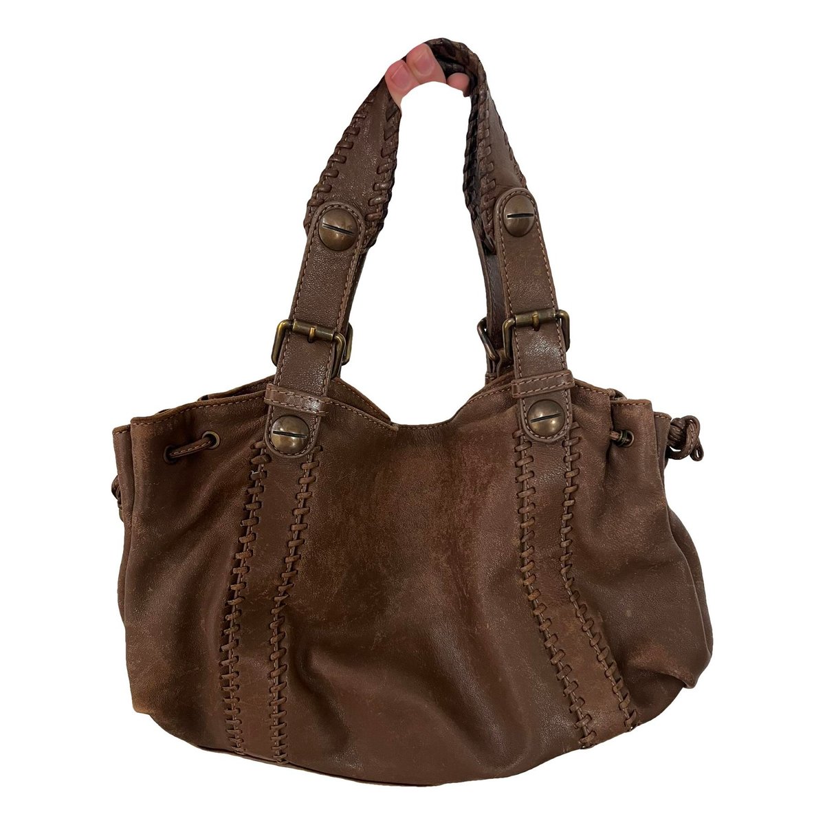 Leather handbag