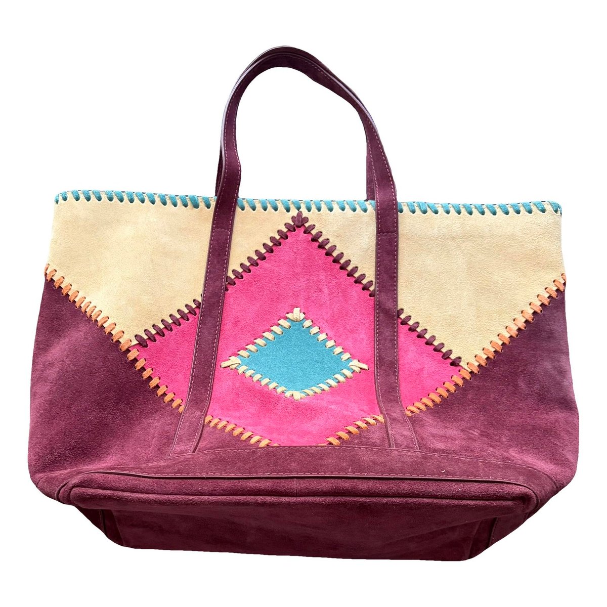 Cabas leather tote