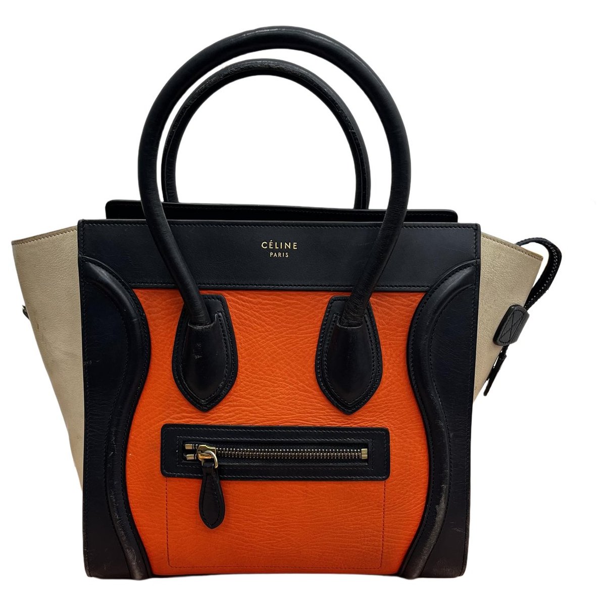 Luggage leather handbag