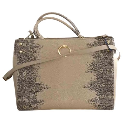 Leather tote