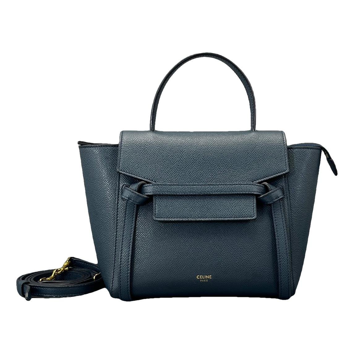 Belt leather handbag