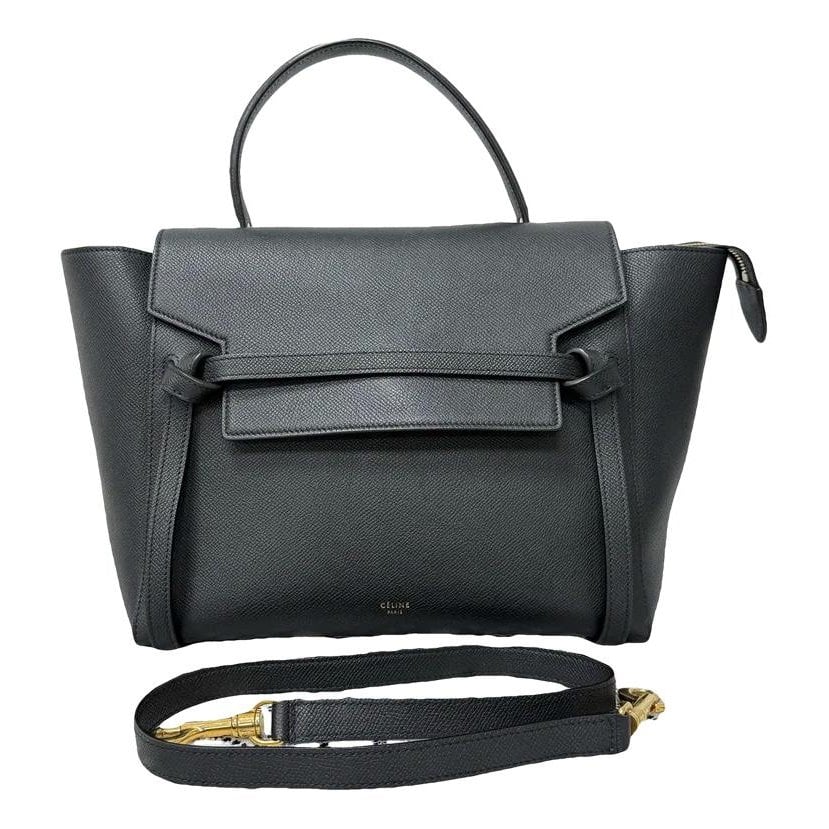 Belt leather handbag