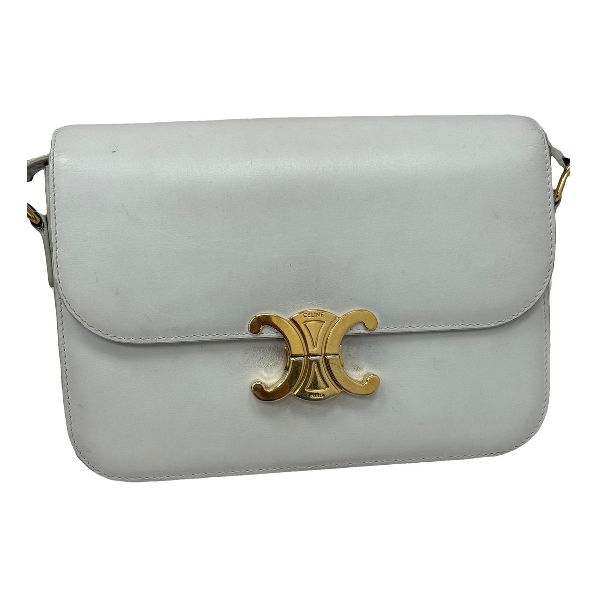 Triomphe leather handbag