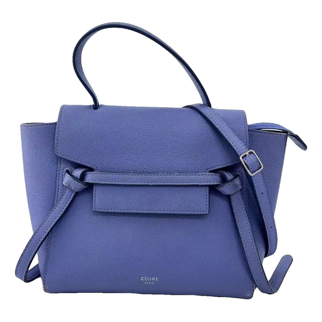 Belt leather handbag