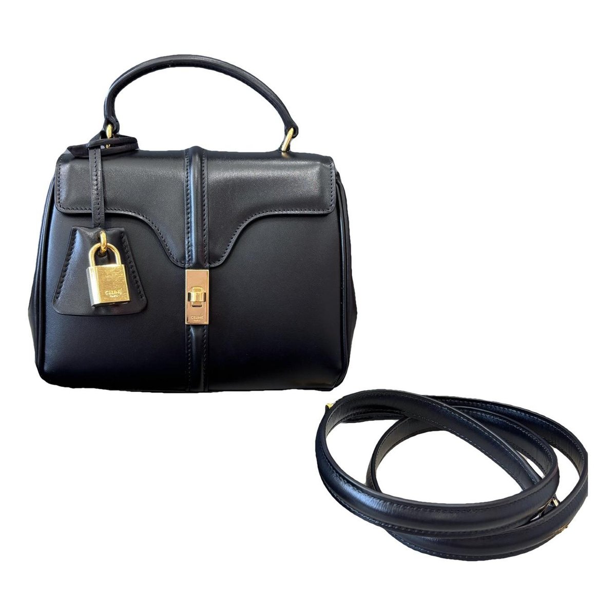 Sac 16 leather handbag