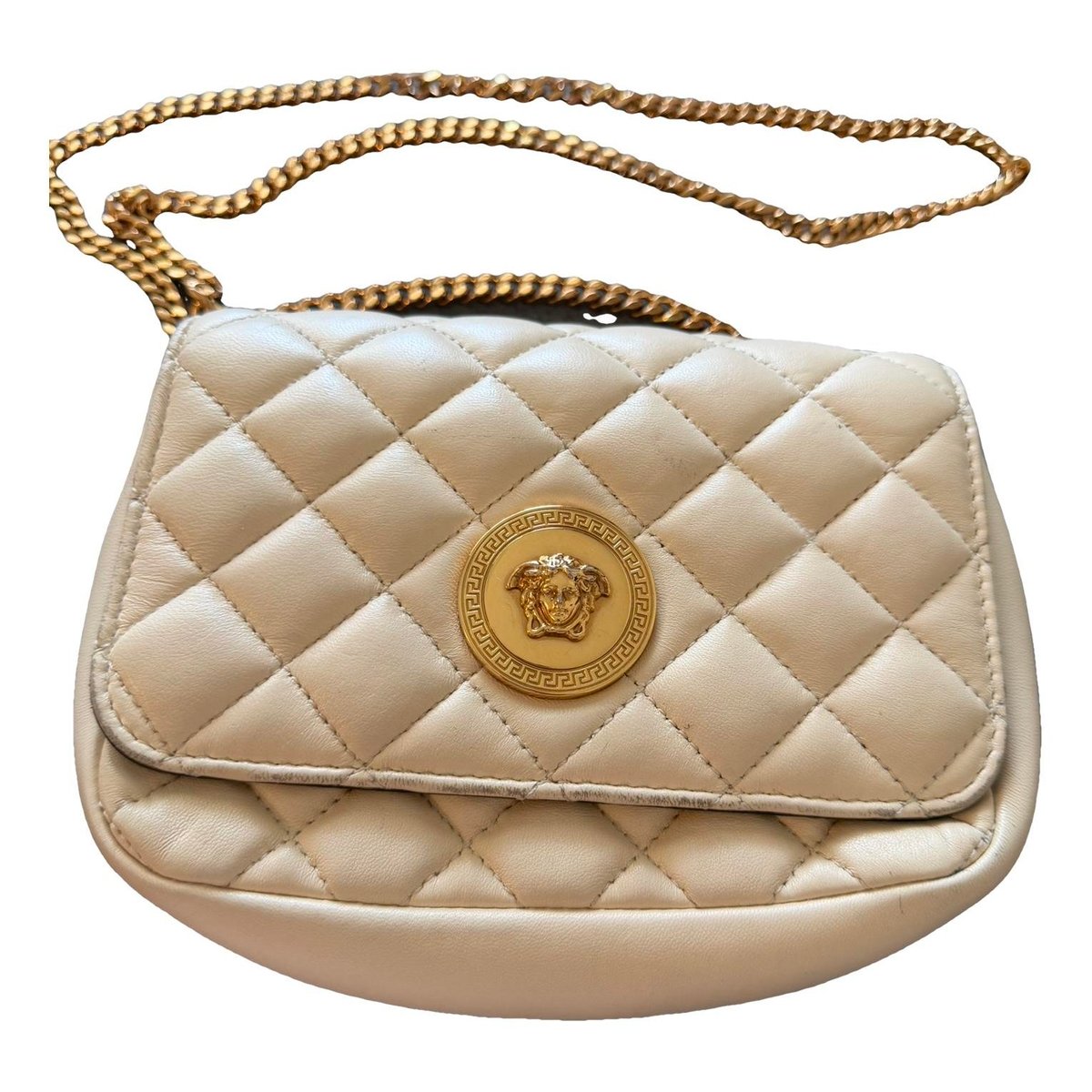 La Medusa leather handbag