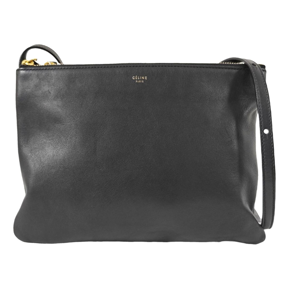 Trio leather crossbody bag
