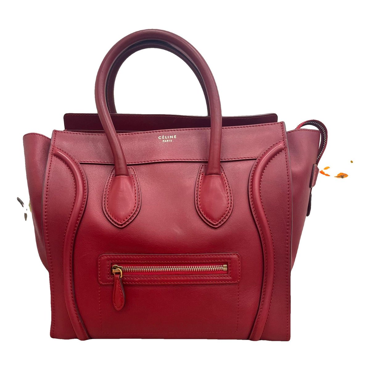 Luggage leather handbag