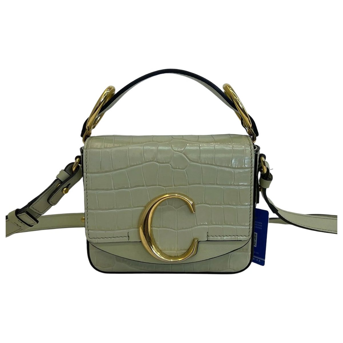 C leather handbag