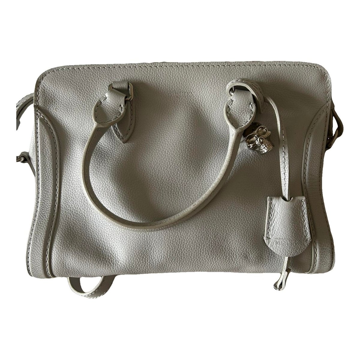 Zippé leather handbag