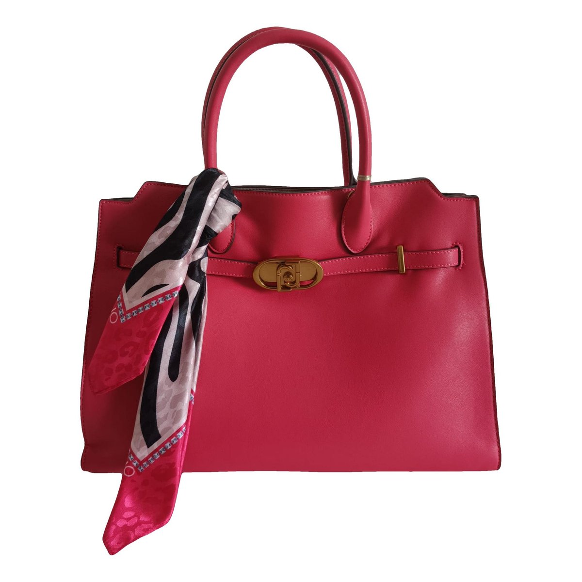 Vegan leather tote