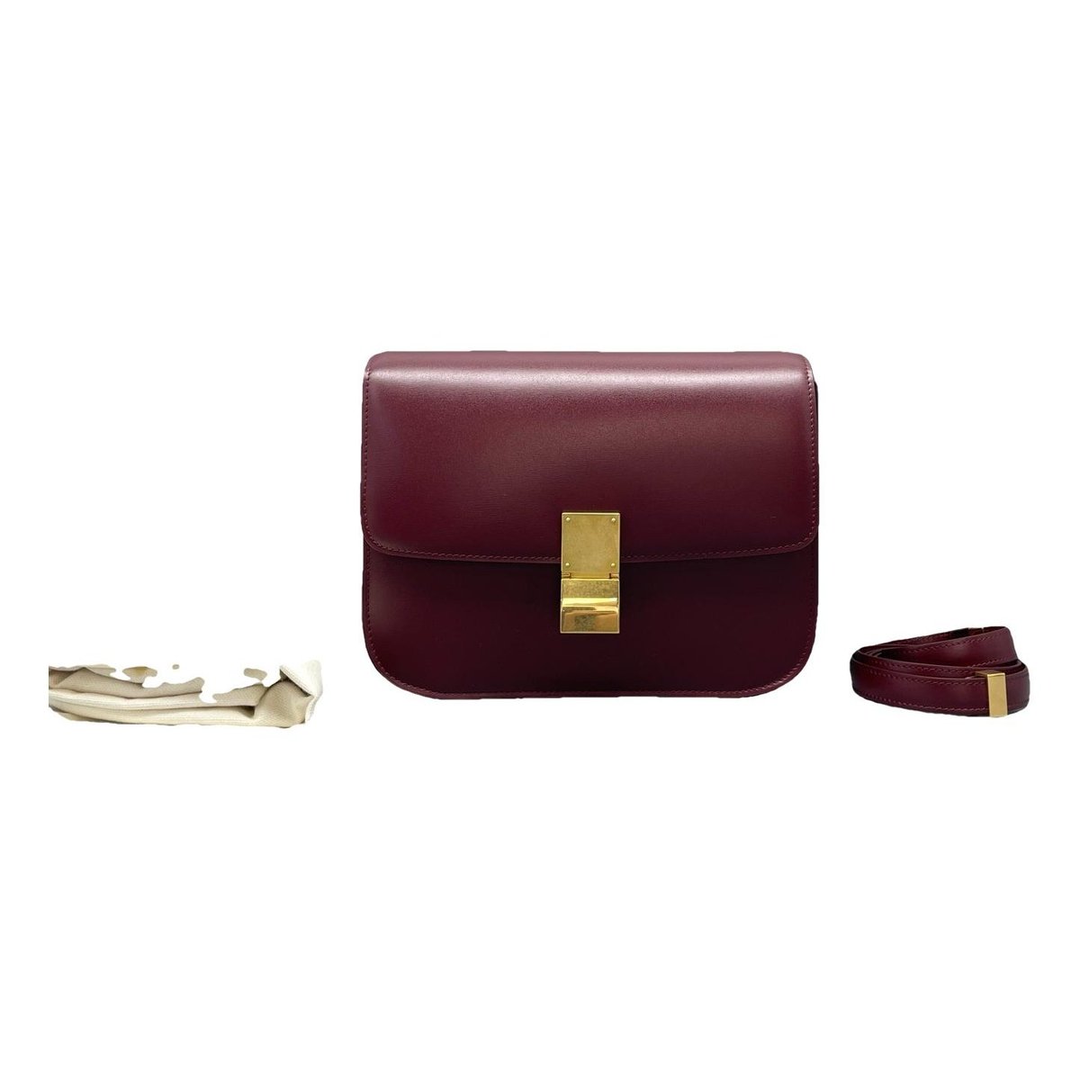 Classic leather handbag