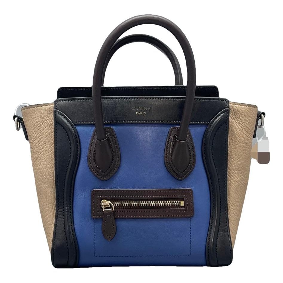 Luggage leather tote
