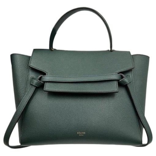 Belt leather handbag