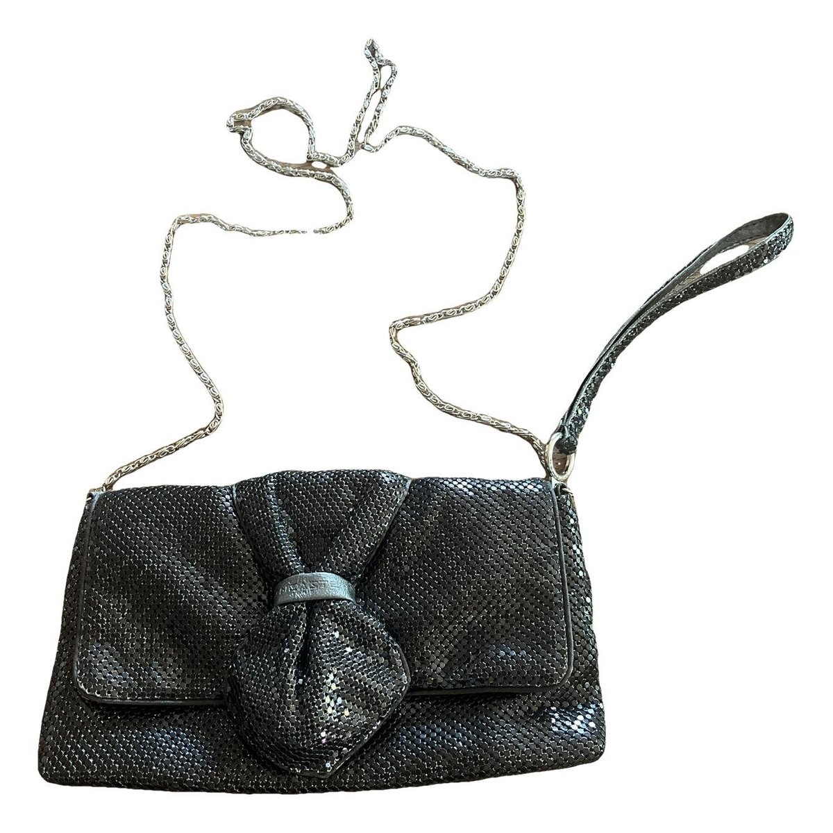 Glitter clutch bag