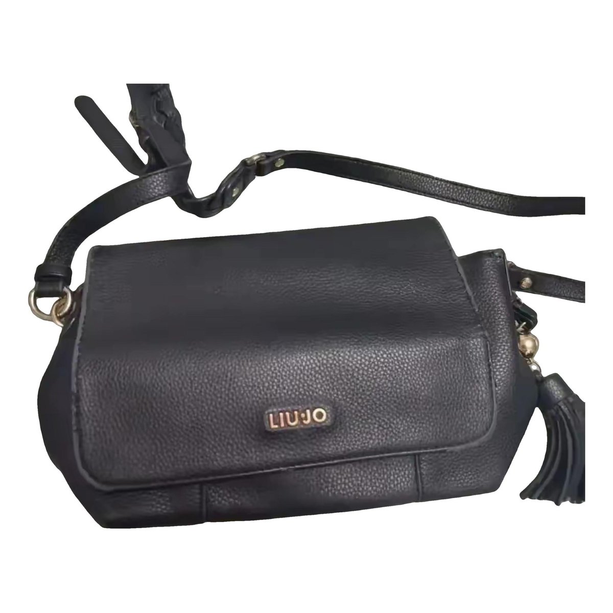 Leather clutch bag