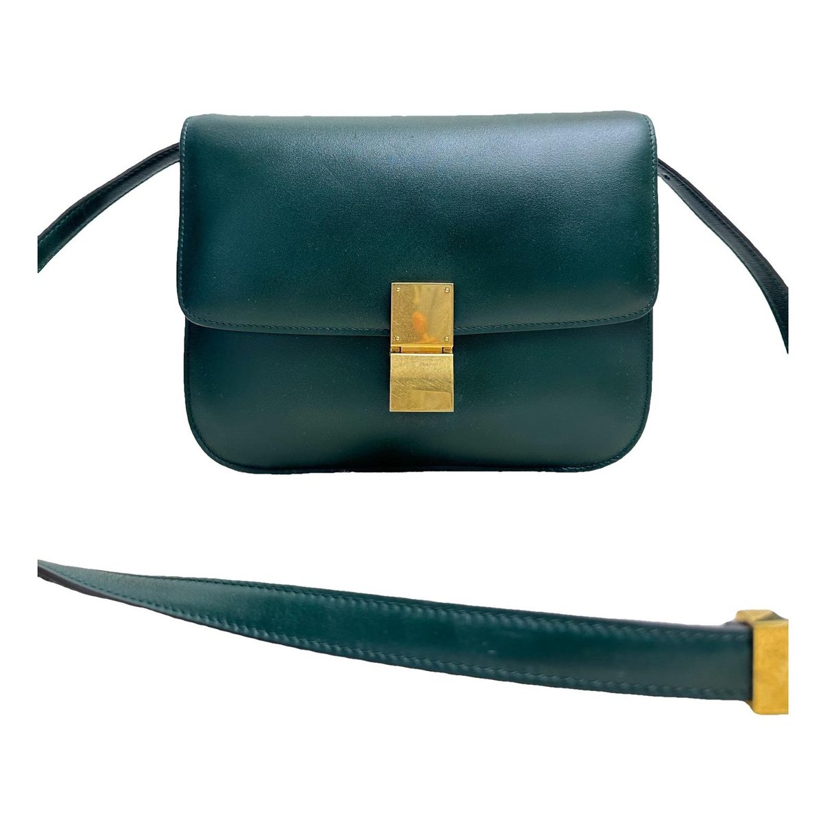 Classic leather handbag