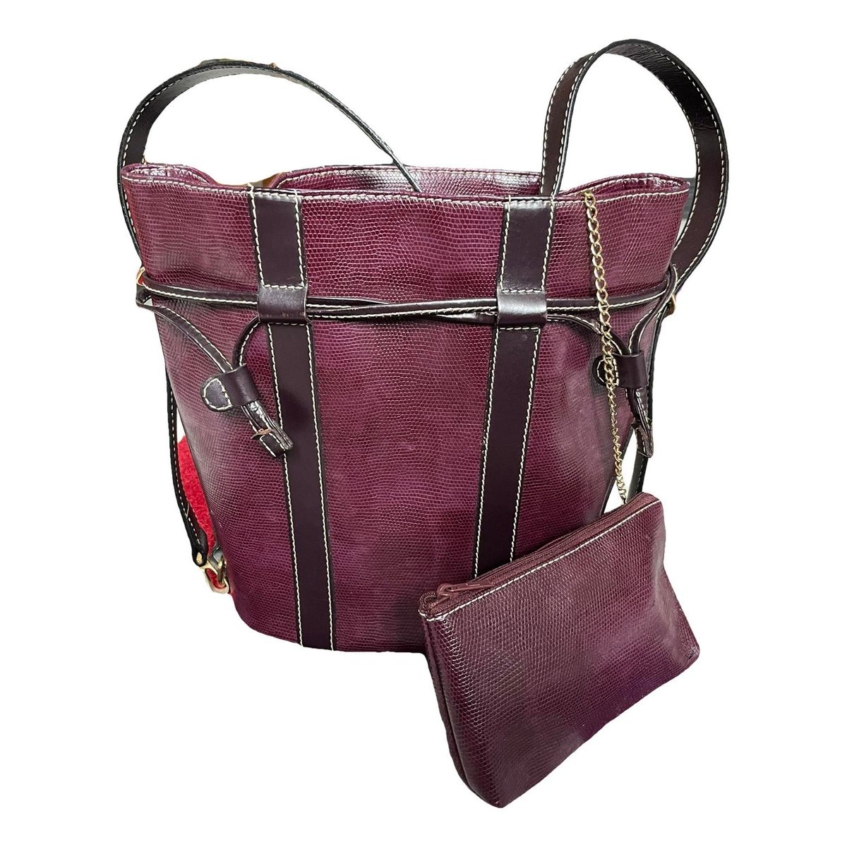 Elsa Sellier leather handbag