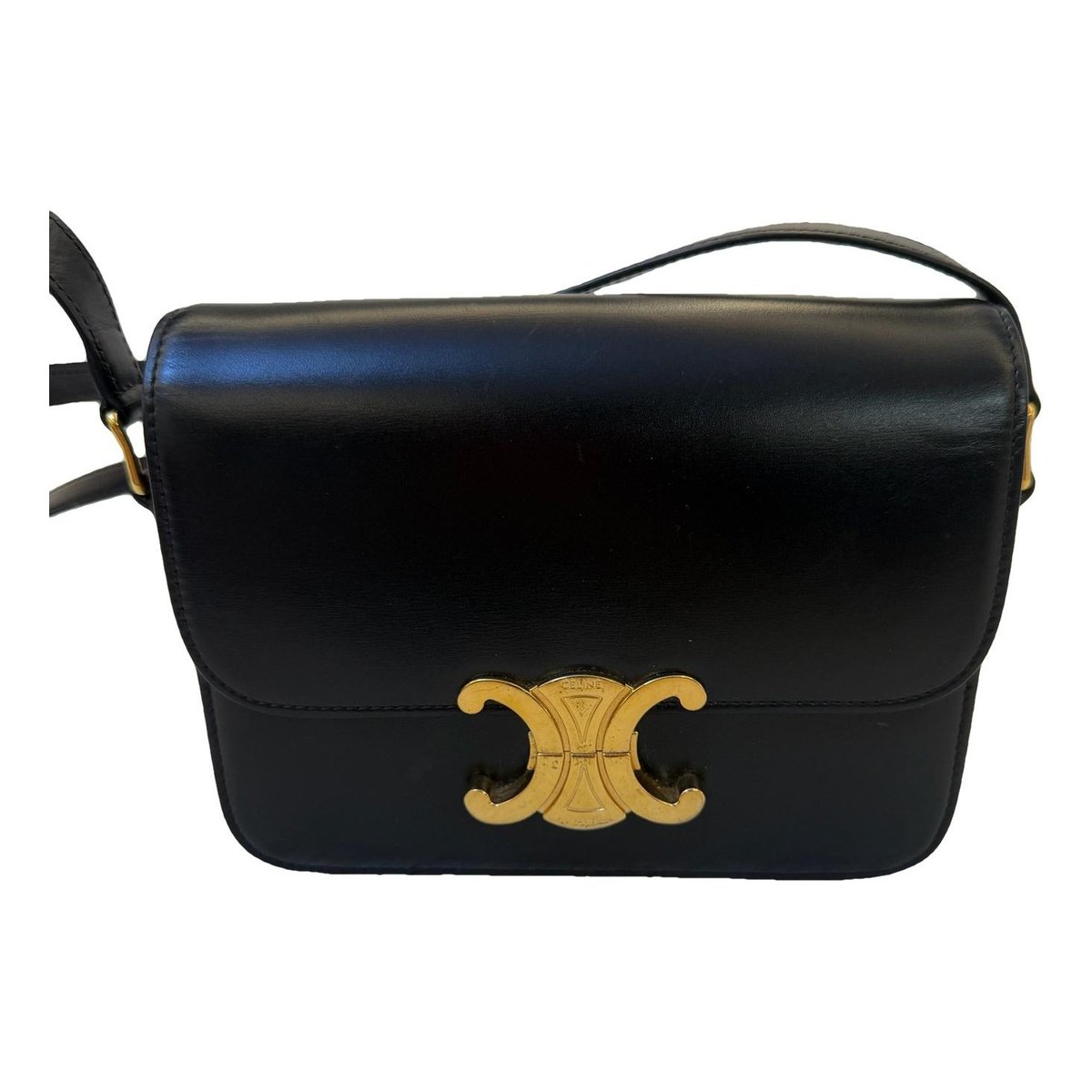 Triomphe leather handbag