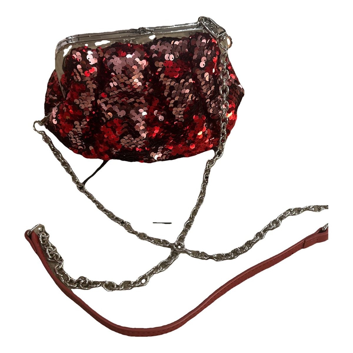 Glitter clutch bag