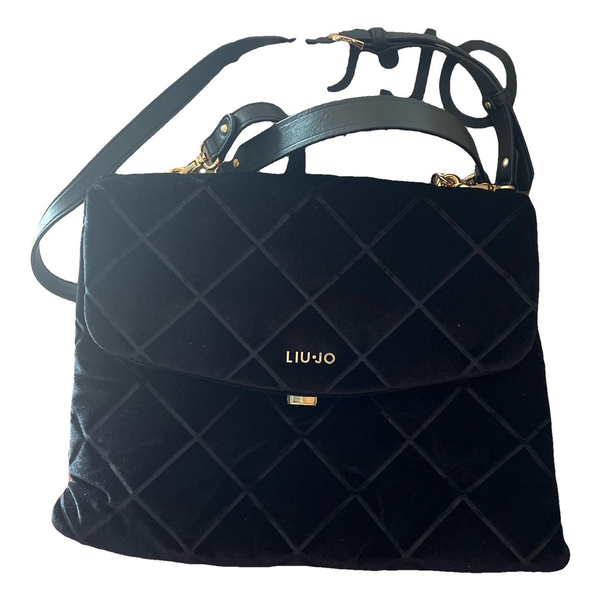 Velvet handbag