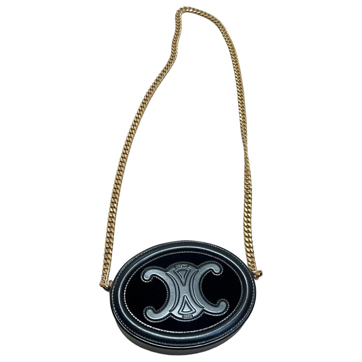 Charm leather crossbody bag