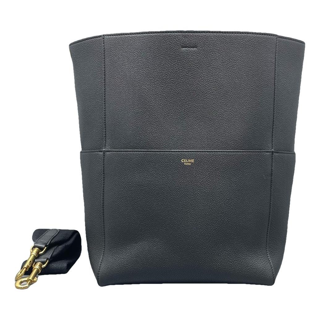 Seau Sangle leather handbag